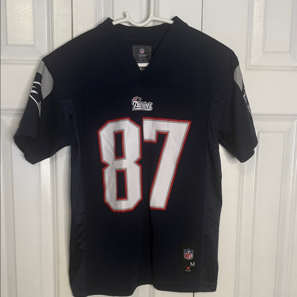 NFL Navy and White Patriots Jersey